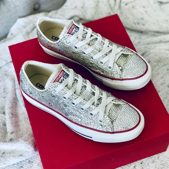 COPY - Rhinestone Converse - Size 7 - Picture 4 of 8